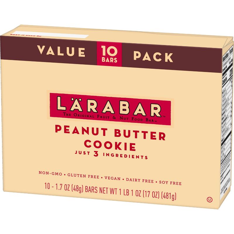 Larabar Peanut Butter Cookie Nutrition Bar - 16oz - 10ct