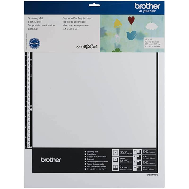 ScanNCut Mat CAMATS12 12quot x 12quot Scanning Mat NonTack to Convert Materials into Custom Designs