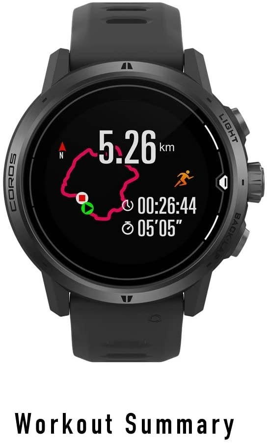 COROS APEX Pro Premium Multisport GPS Watch with Heart Rate Monitor, 40h Full GPS Battery, 24/7 Blood Oxygen Monitoring, Sapphire Glass, Barometer, ANT+ & BLE, Strava & Training Peaks (Black)