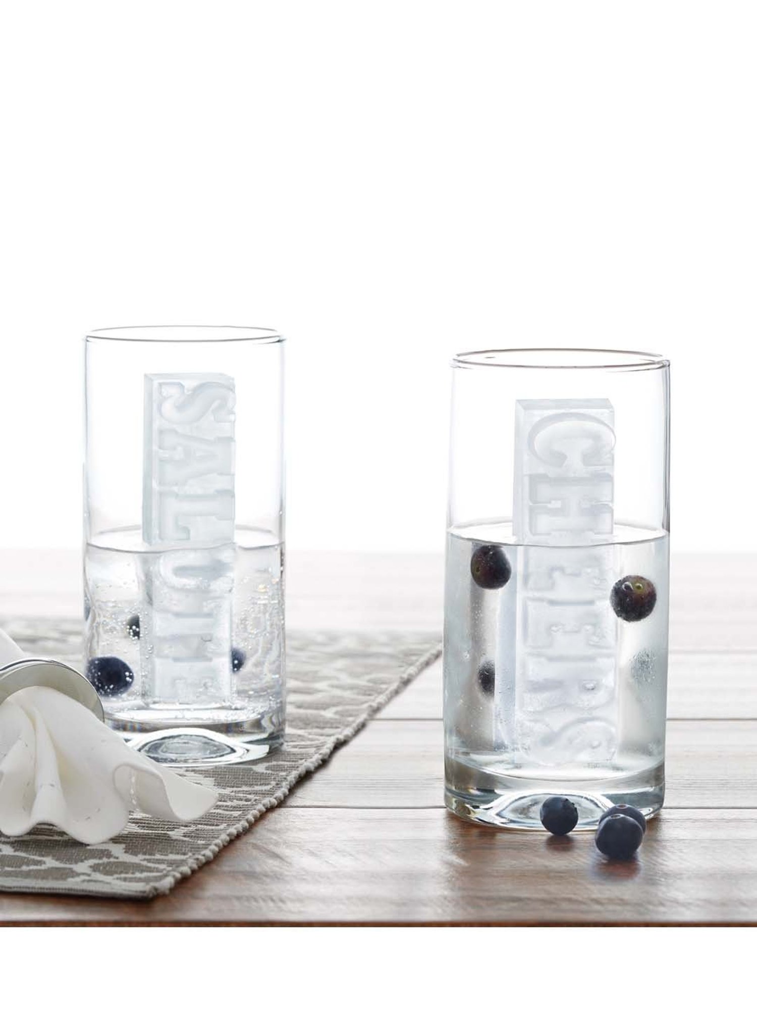 Zoku 'Salute & Cheers' Orange Silicone 14 cm Ice Tray - Set of 1