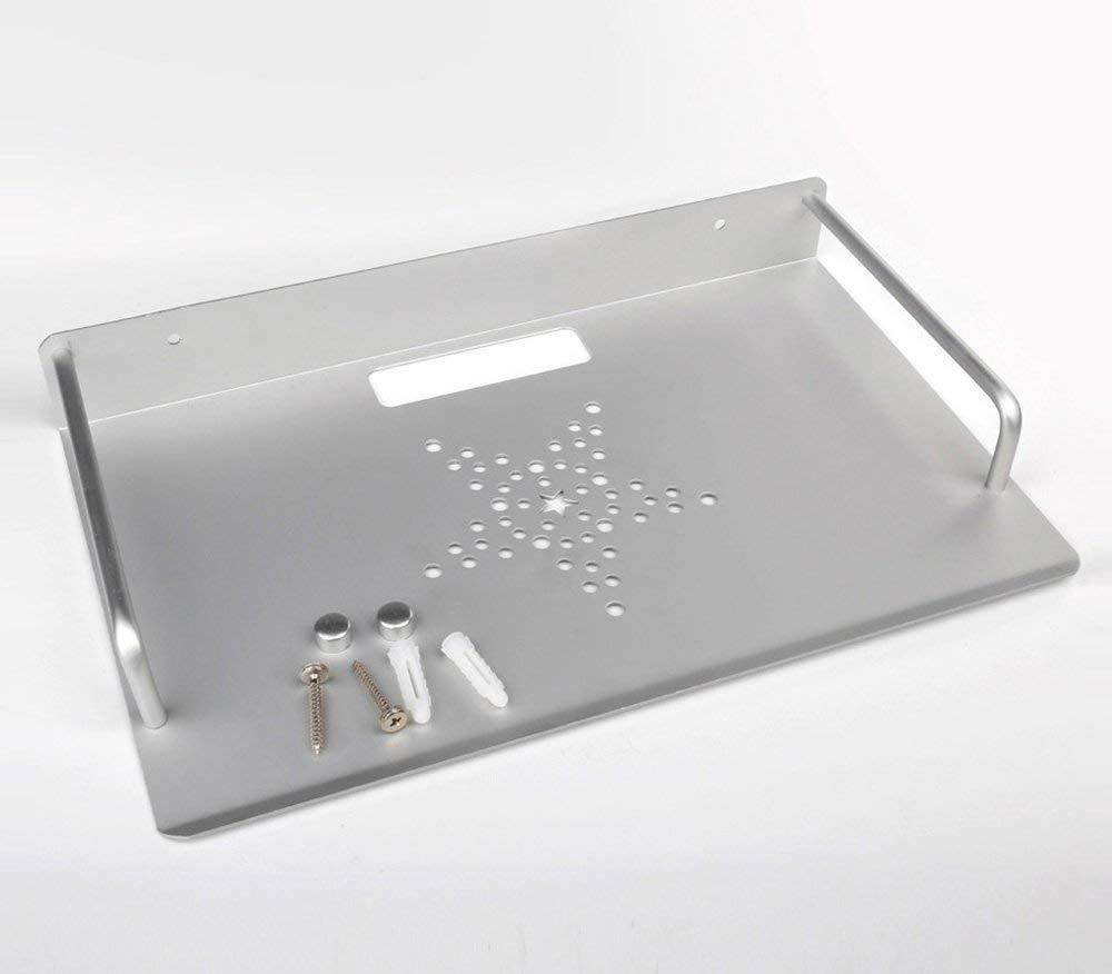 YEHAM Alumimum Alloy Wall Mount Shelf Bracket For TV Accessories WiFi Router TV Box Set Top Box