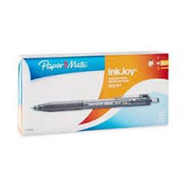 Paper Mate PAP1951260 Inkjoy 300 Rt Retractable Ballpoint Pen, 1Mm, Black, Dozen