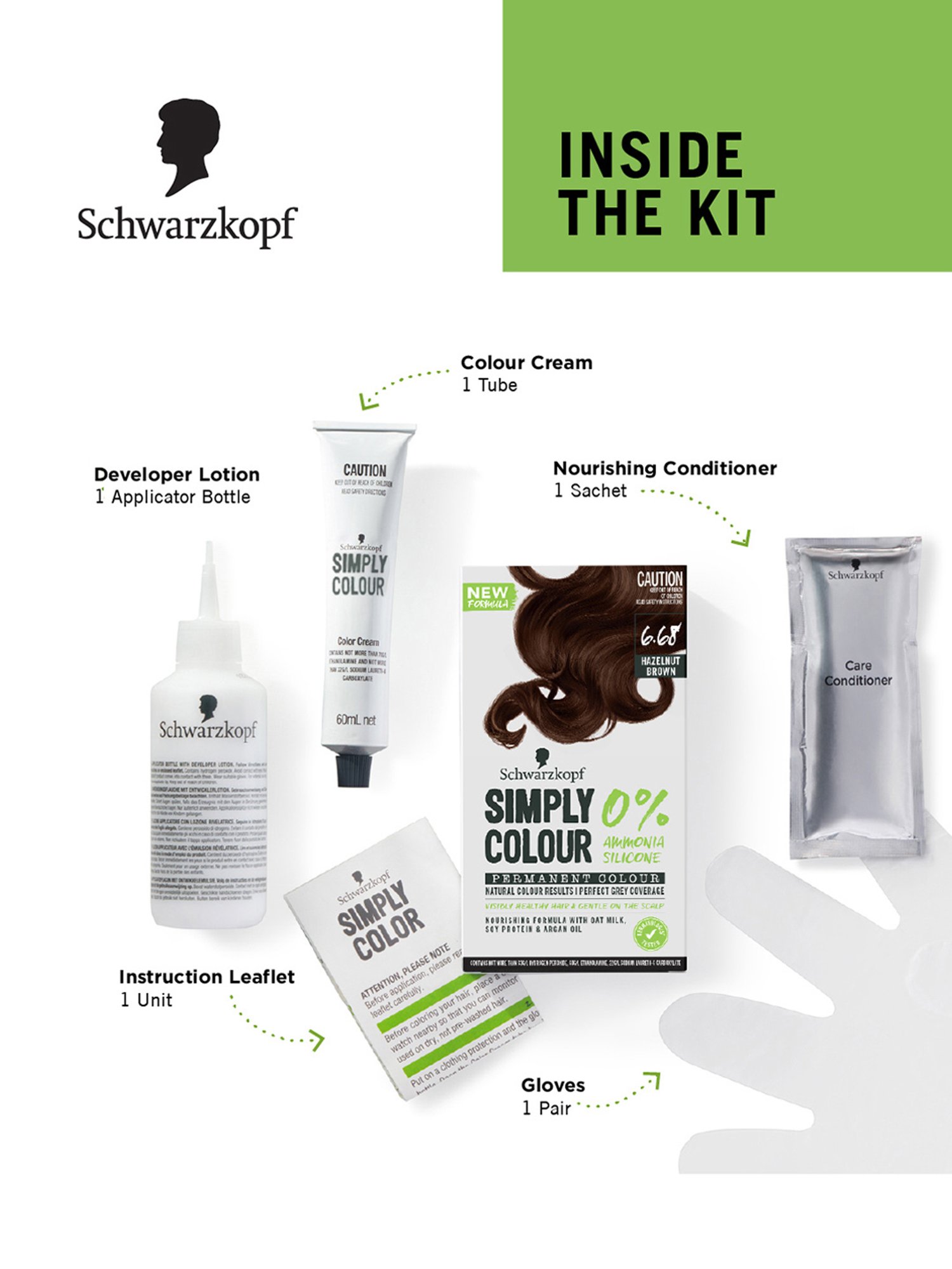 Vegetal Hair Bio Color Soft Black - 150 gm