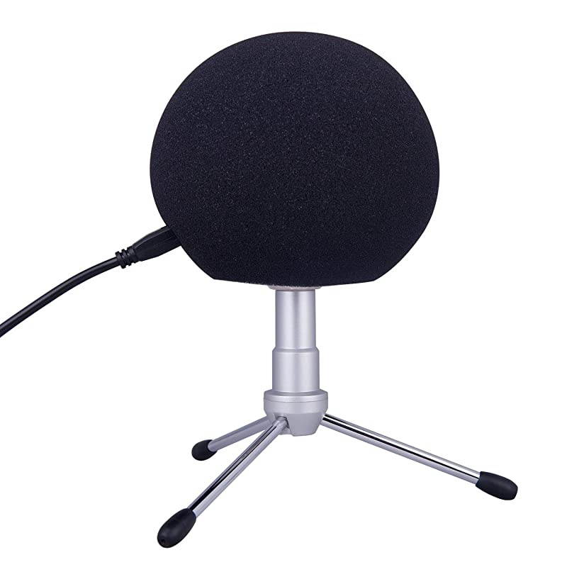 Microphone Cover Foam Microphone Windscreen Wind Cover for Blue Snowball,Black&hellip;