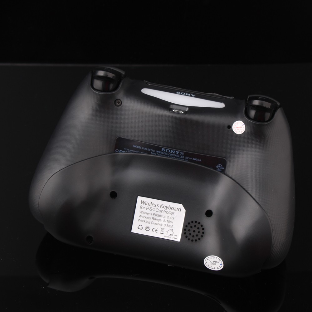 2.4G Mini Wireless Chatpad Message Controller Keyboard Keypad TP4-022 for PS4 Sony Play Station Controller Black Color