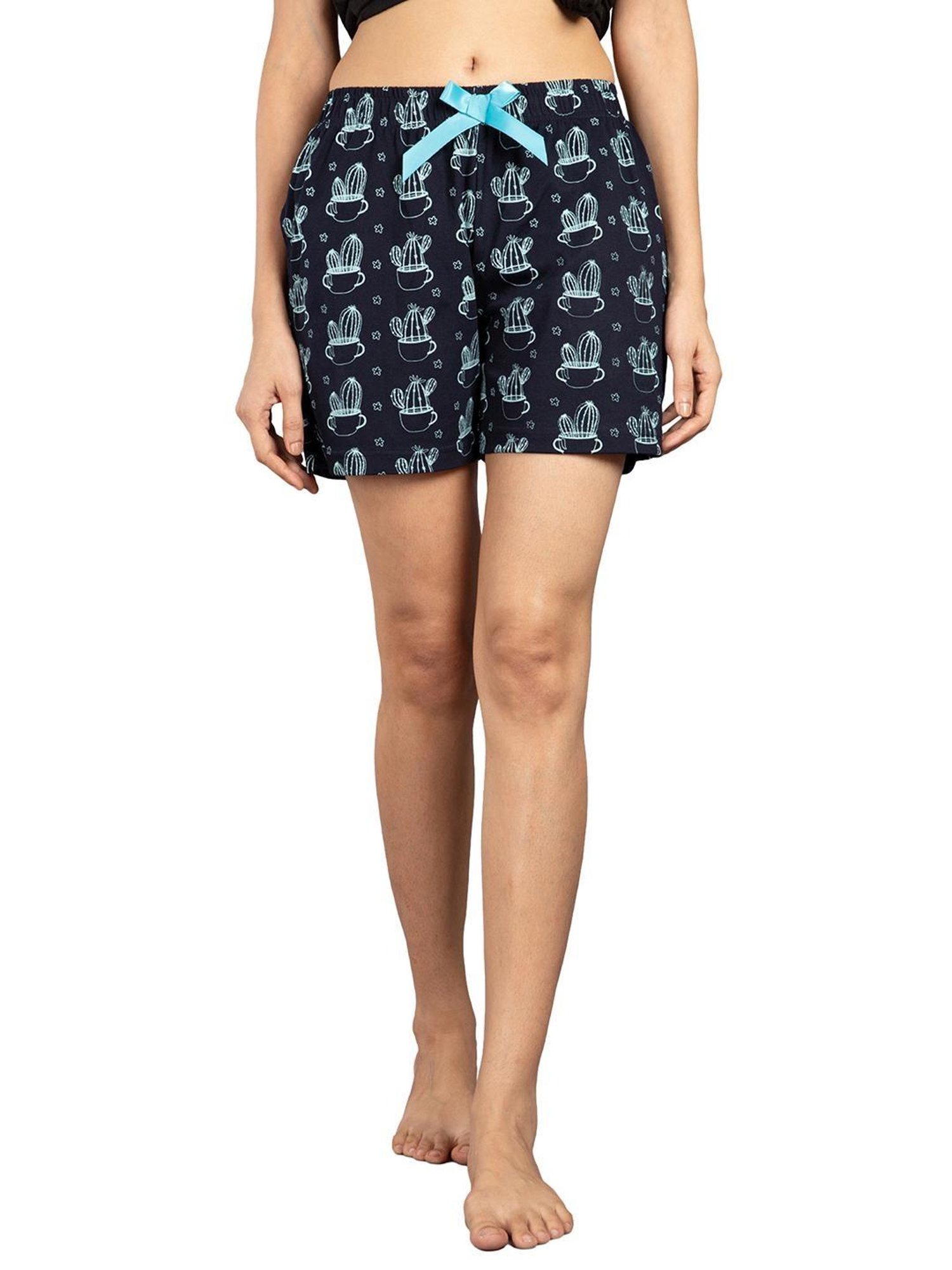 Nite Flite Multicolor Printed Night Shorts (Pack of 2)