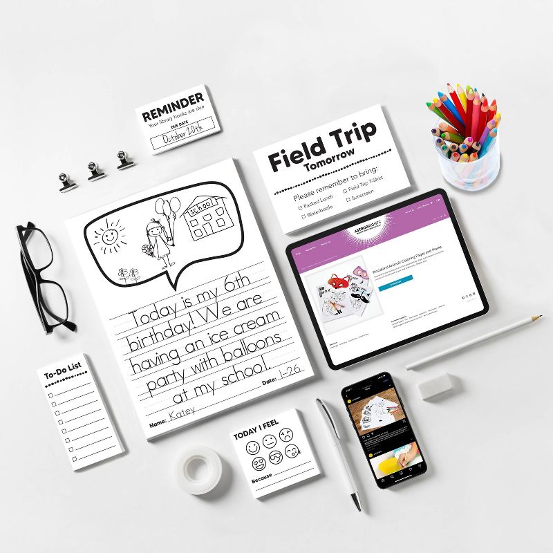 300 Sheets Premium Inkjet & Laser Printer Paper 8.5"x11" White - Astrobrights