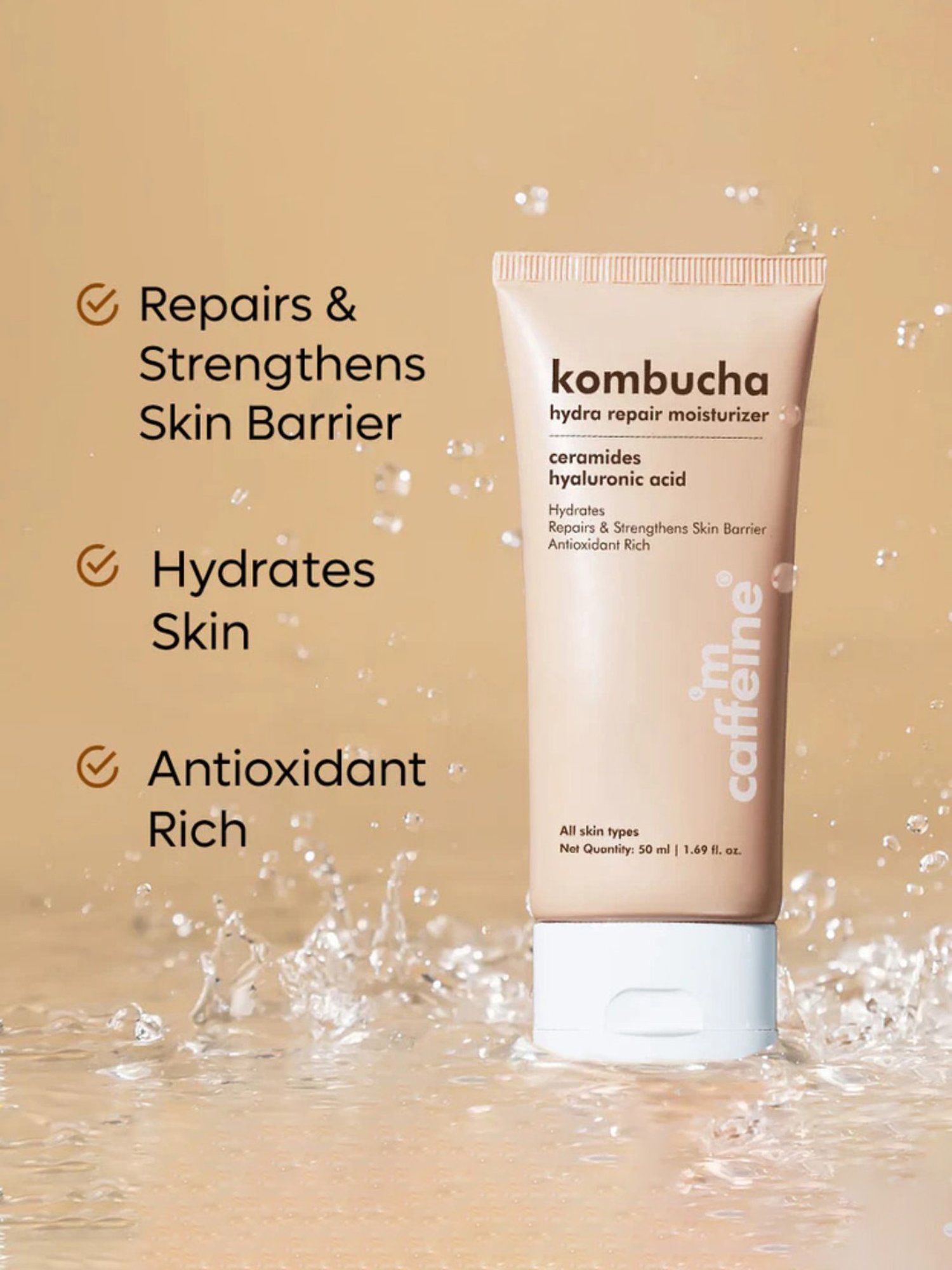 mCaffeine Kombucha Hydra Repair Moisturizer - 50 ml