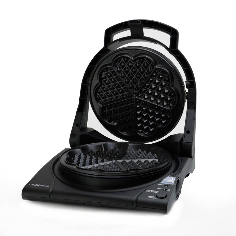 ChefChoice Five of Hearts Waffle Maker - Black