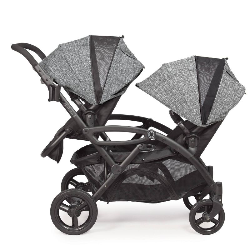 Contours Options Elite Tandem Double Stroller - Graphite