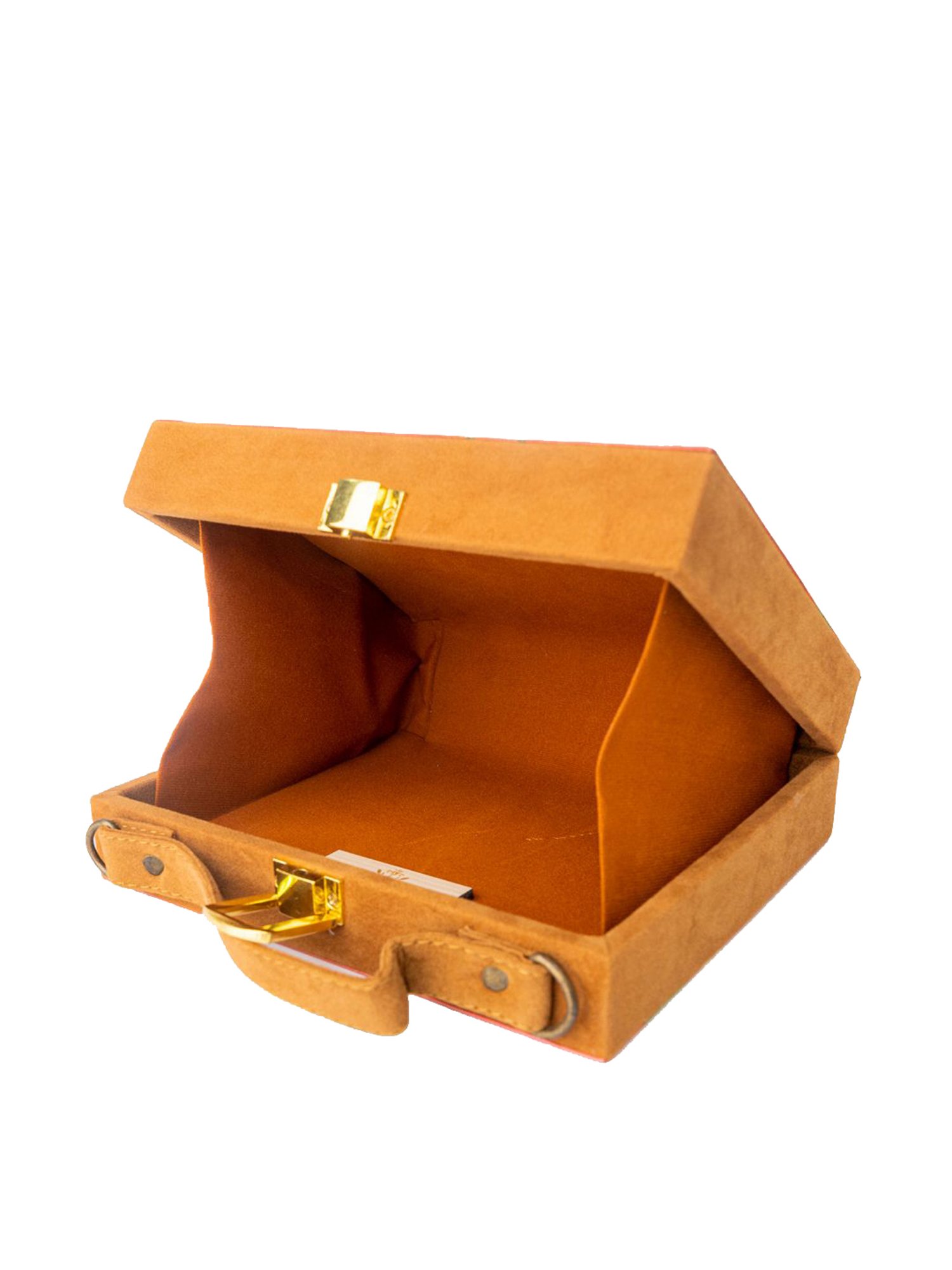 NR by Nidhi Rathi Yellow Fabric Clutch