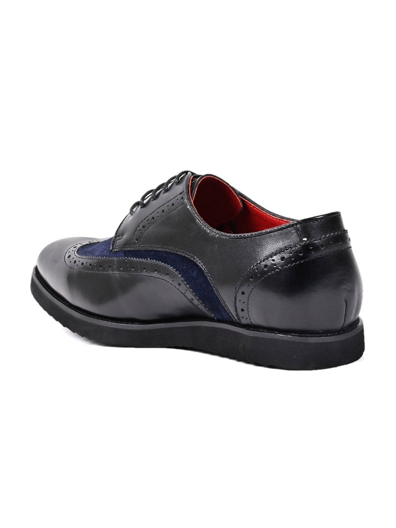 Cobblerz Men's Black Derby Shoes