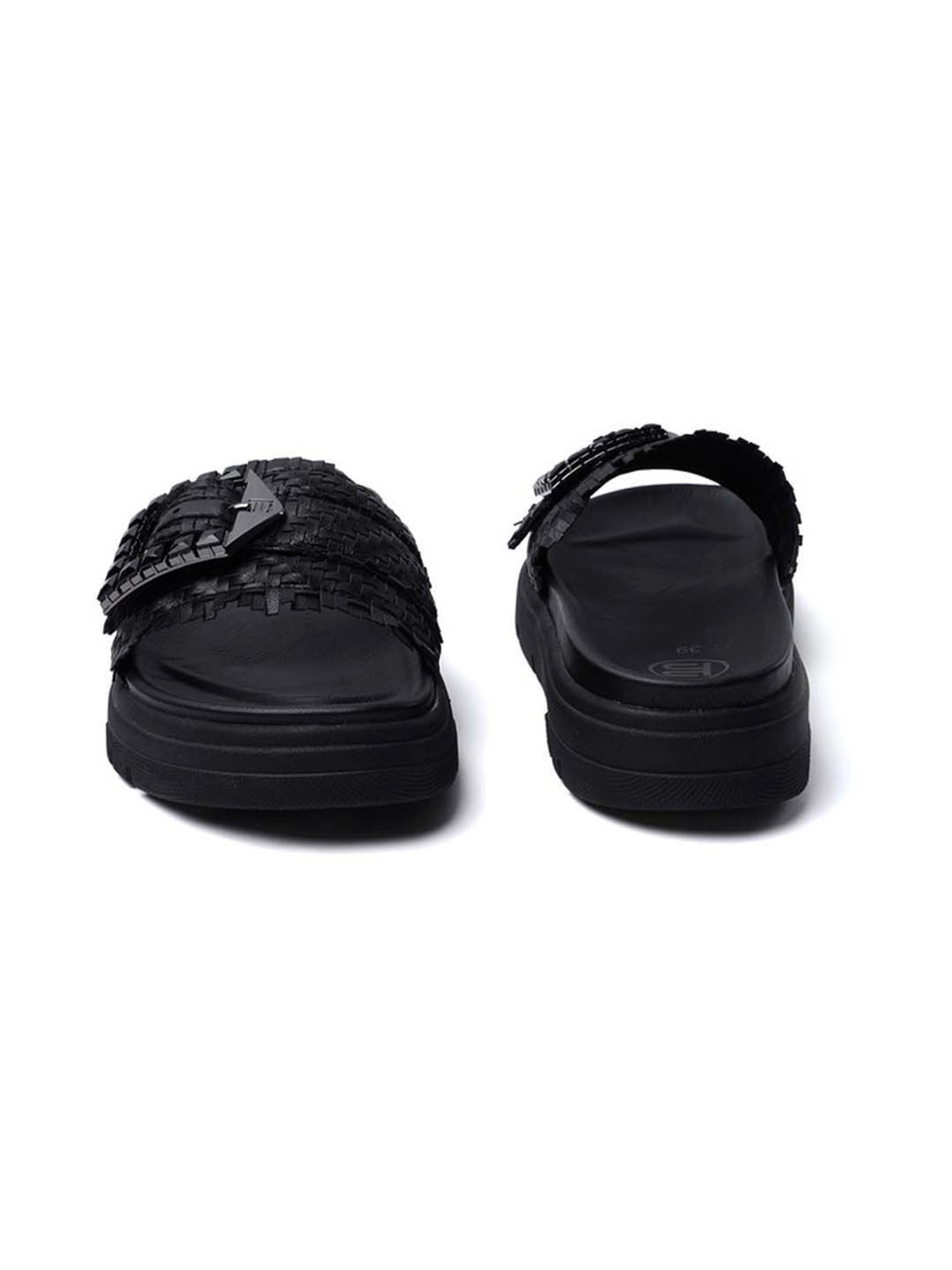 BAGATT Women's Dalia Evo Black Casual Sandals