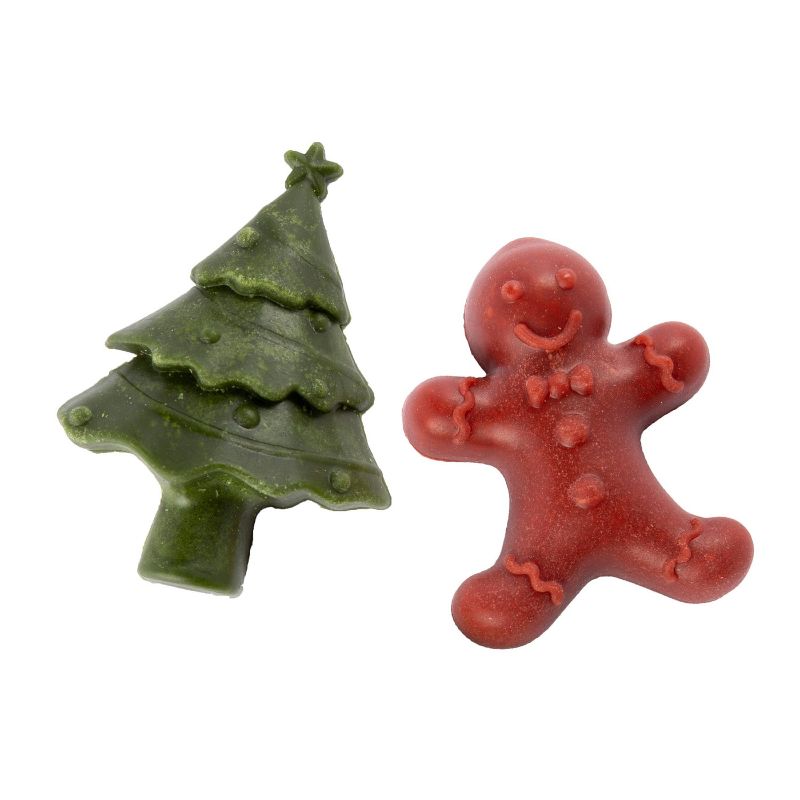 DreamBone Holiday Shapes Chicken Dog Treats - 2ct