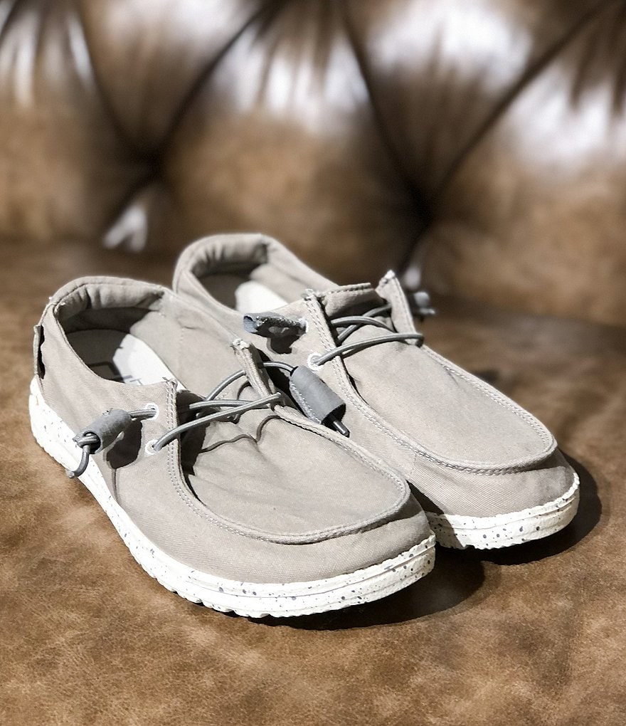 Hey Dude Women's Wendy Canvas Washable Slip-Ons