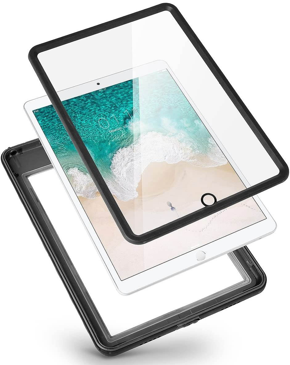 iPad Pro 10.5 Waterproof Case Water Resistant IP68 360 Degree All Round Protective Ultra Slim Thin Dust/Snow Proof with Lanyard