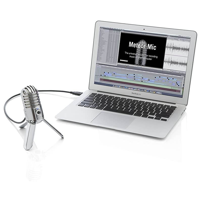 Meteor Mic USB Studio Condenser Microphone Chrome