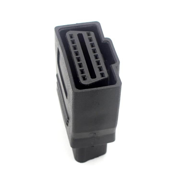 Full 16 Pin OBDII Male to Female Connector Adapter OBD2 Saver Tool for Car Repair Shop or Testing Institution