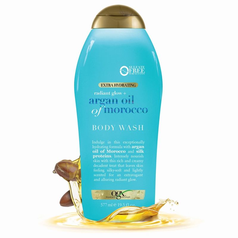 OGX Radiant Glow Argan Oil of Morocco Body Wash - 19.5 fl oz