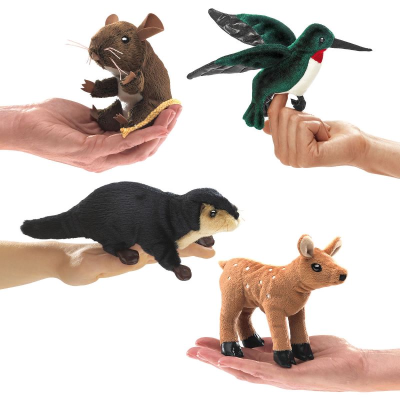 Folkmanis Mini Puppets Forest Animals - Set of 4