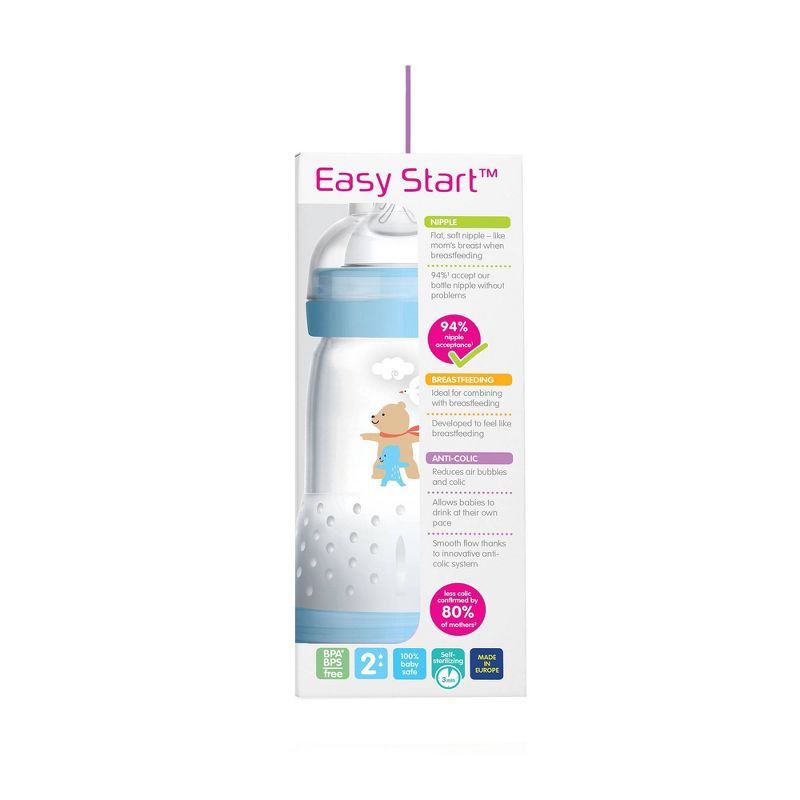 MAM Anti-Colic Bottle - 9oz Blue