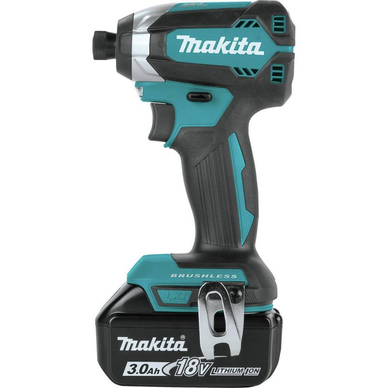 Makita XT284SX1 18V LXT Lithium-Ion Brushless Cordless Impact Driver / Impact Wrench Combo Kit (3 Ah)