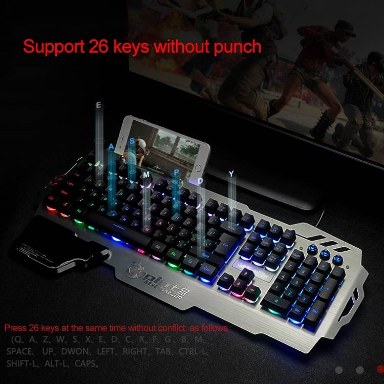 Mini i10 2.4G Air Mouse Wireless Keyboard with Touchpad Black