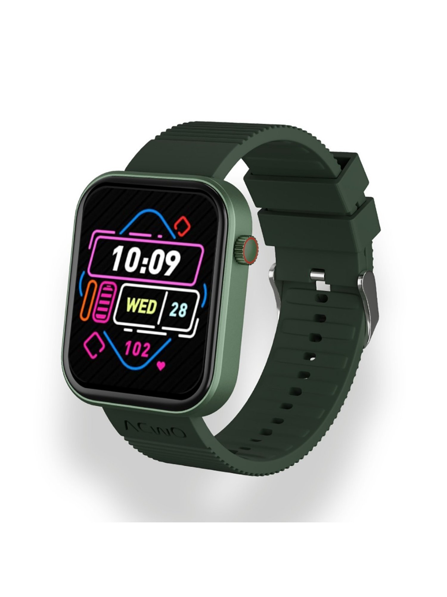 ACwO FwIT SX BT Calling Smartwatch with 1.96 inch HD Display & Voice Assistant (Green)