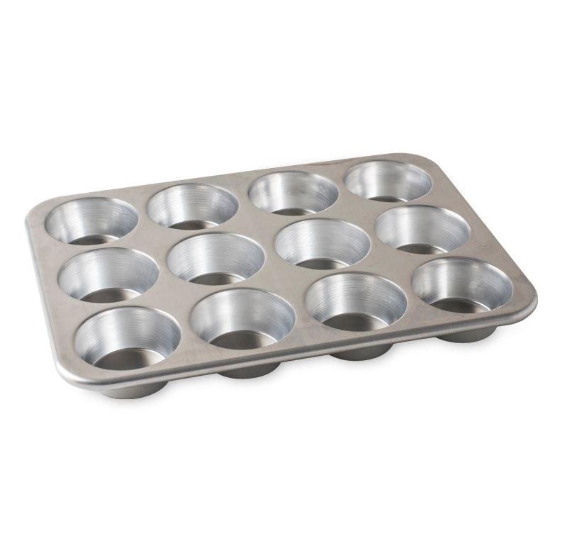 Nordic Ware Natural Aluminum Commercial Muffin Pan, 12 Cup