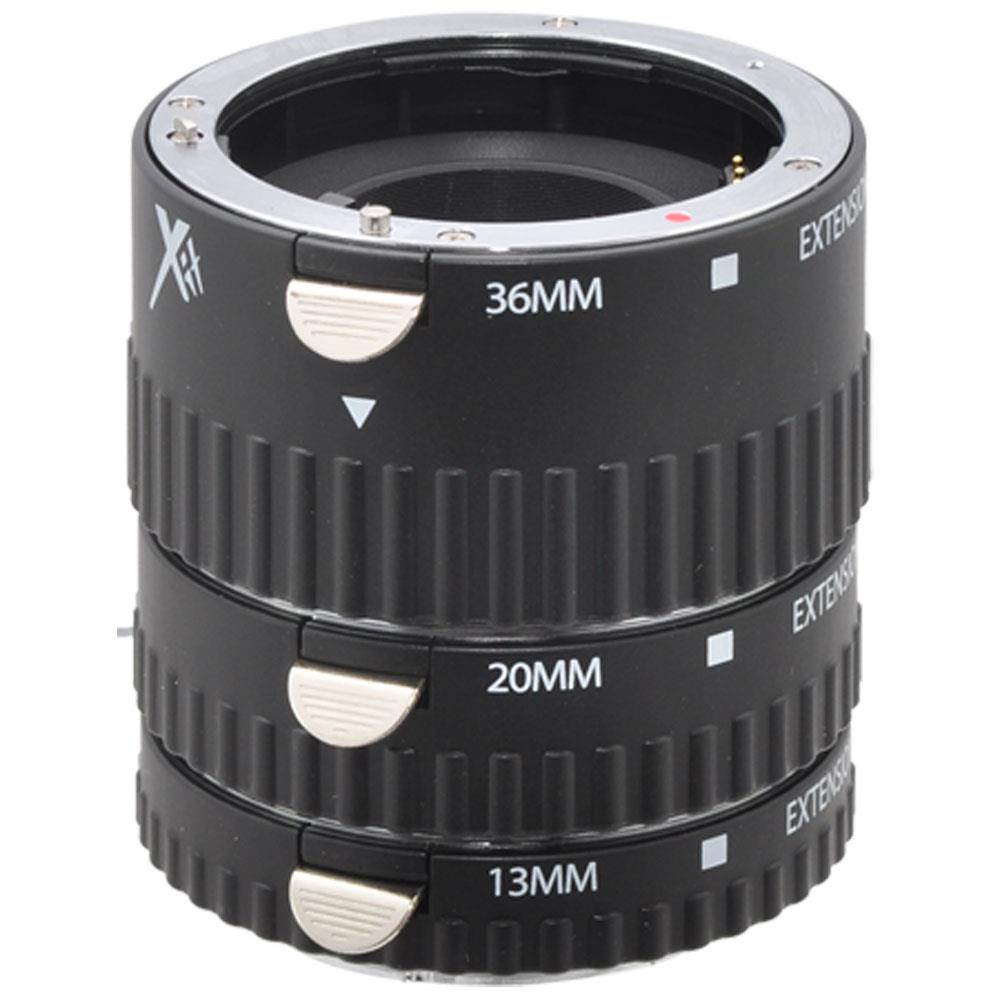 Xit Photo Sony Pro Series Auto Focus Macro DSLR Camera Extension Tube Set -XTETS