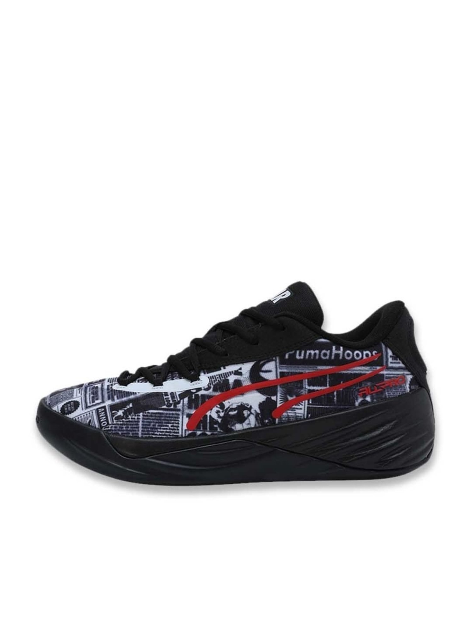 Puma Men's Genetics Speckle White Basketball Shoes