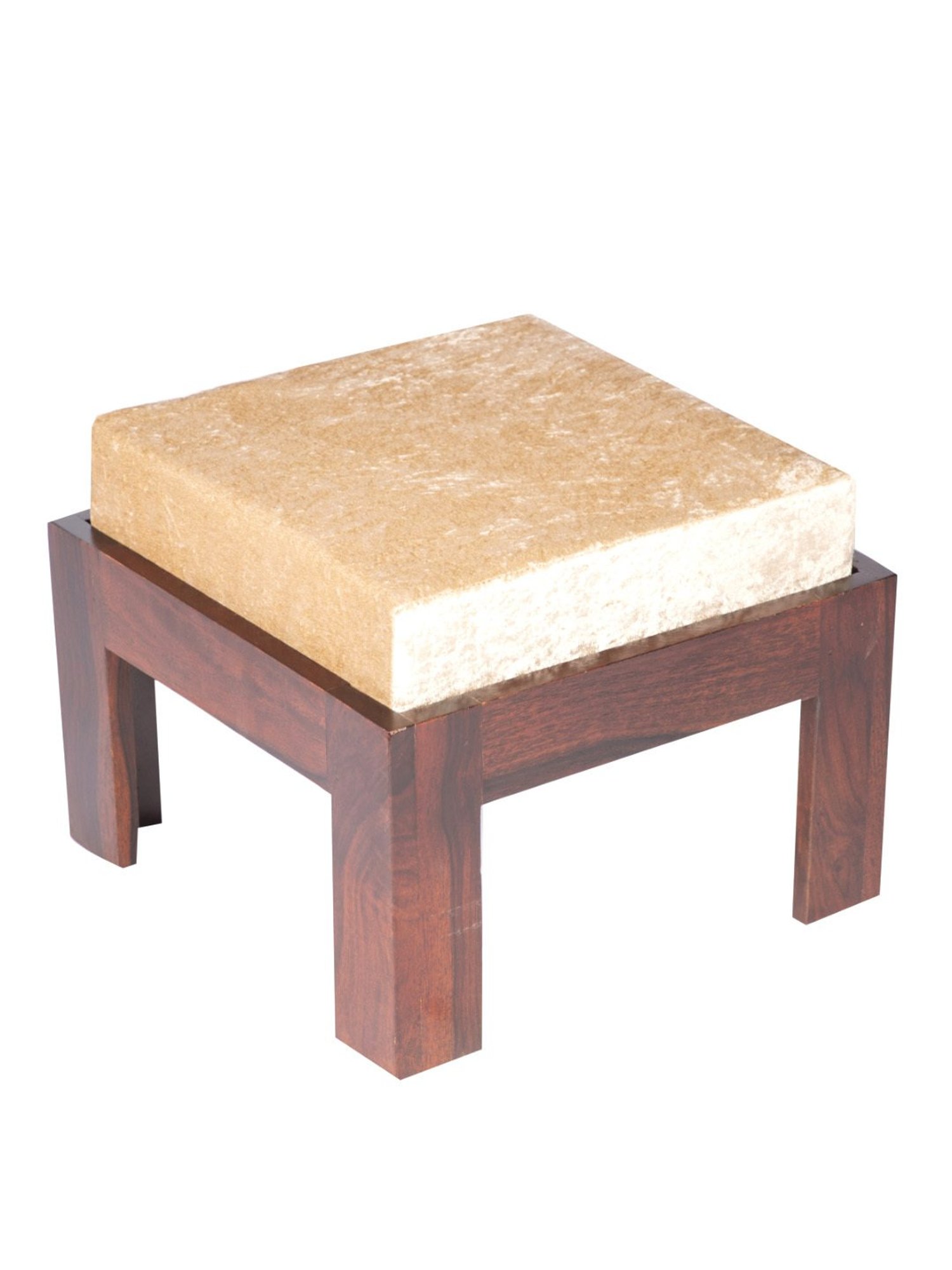 Ikiriya Blane Solid Dark Brown Wood Coffee Table Dark Walnut Finish