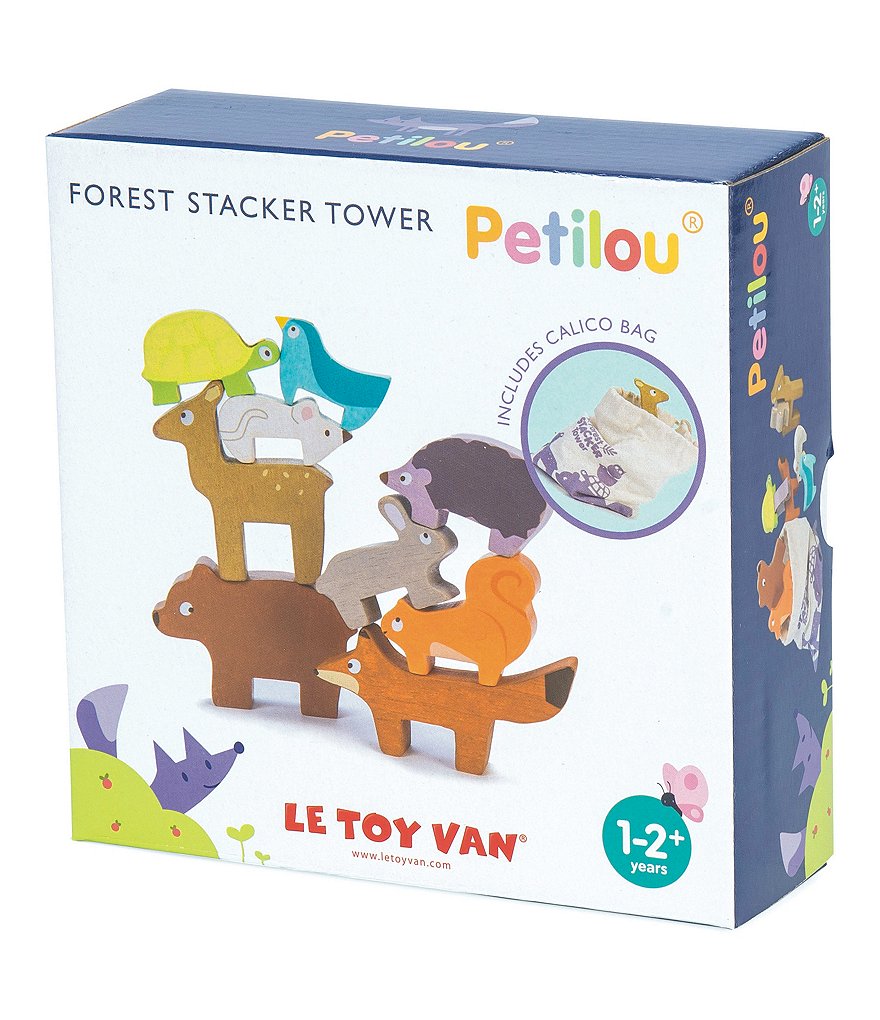 Le Toy Van Honeybake Petilou Forest Stacker Tower & Bag
