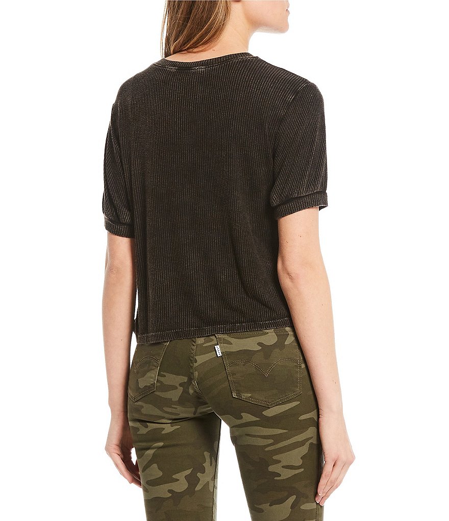 Good Luck Gem Short-Sleeve Mineral Washed Boxy Tee