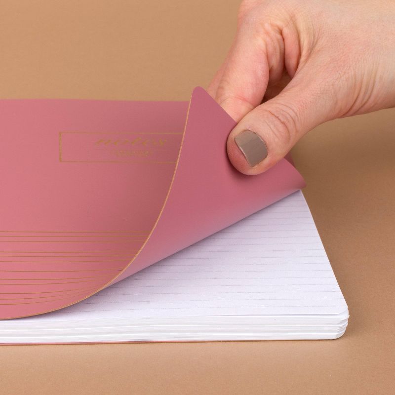 80 sheet 1 Subject Spiral Notebook Work Style Dark Pink 80pgs - Cambridge