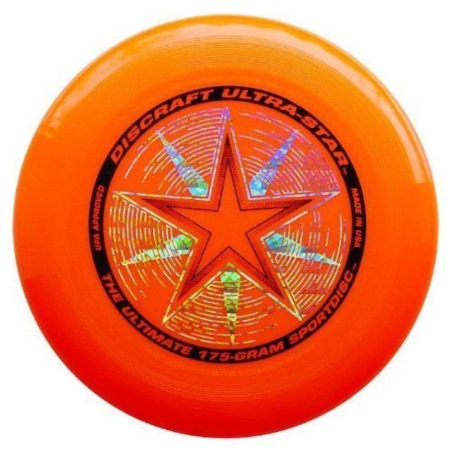 discraft 175 gram super color ultrastar disc. orange