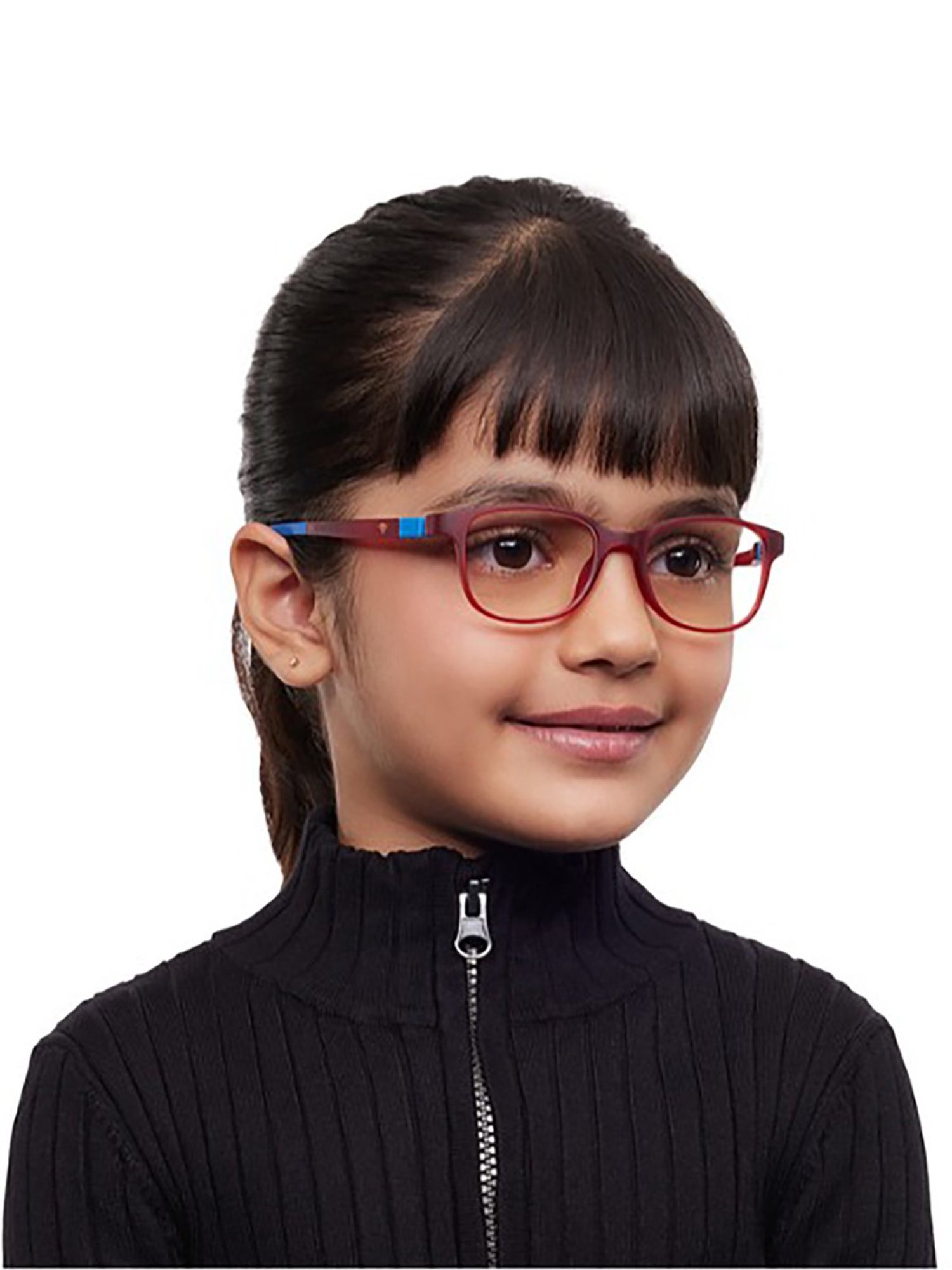 Hooper Superman Red Rectangular Eye Frames for Kids