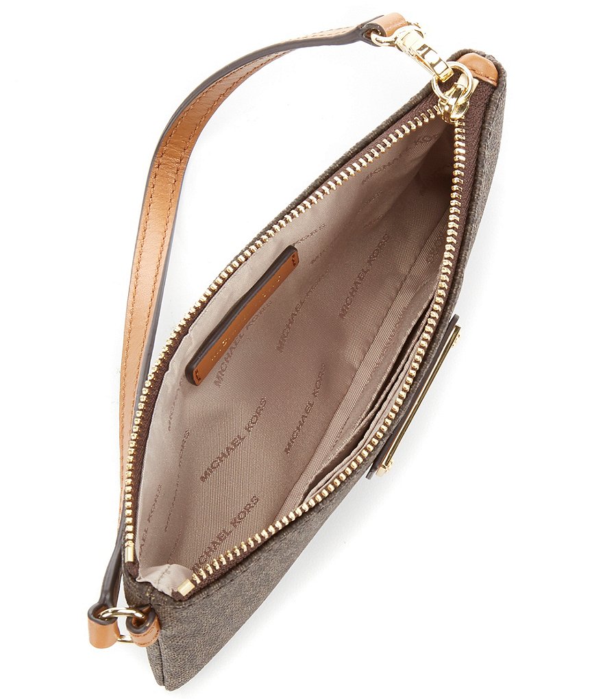 Michael Kors Jet Set Signature Medium Wristlet