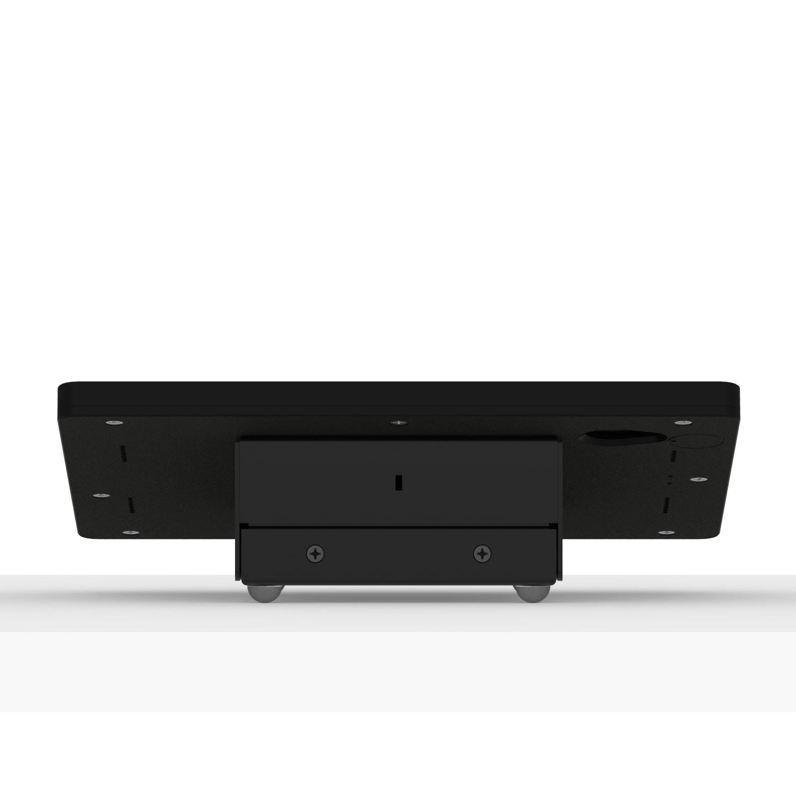 VidaMount Black Exposed Rear Camera Enclosure and Fixed Tilted 15&deg; Desk / Surface Mount [Bundle] compatible with iPad Pro 11" (1st Gen) & Air 10.9" (4th Gen)