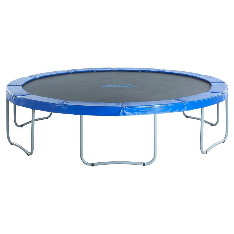 Upper Bounce 12' Round Trampoline With Blue Safety Pad