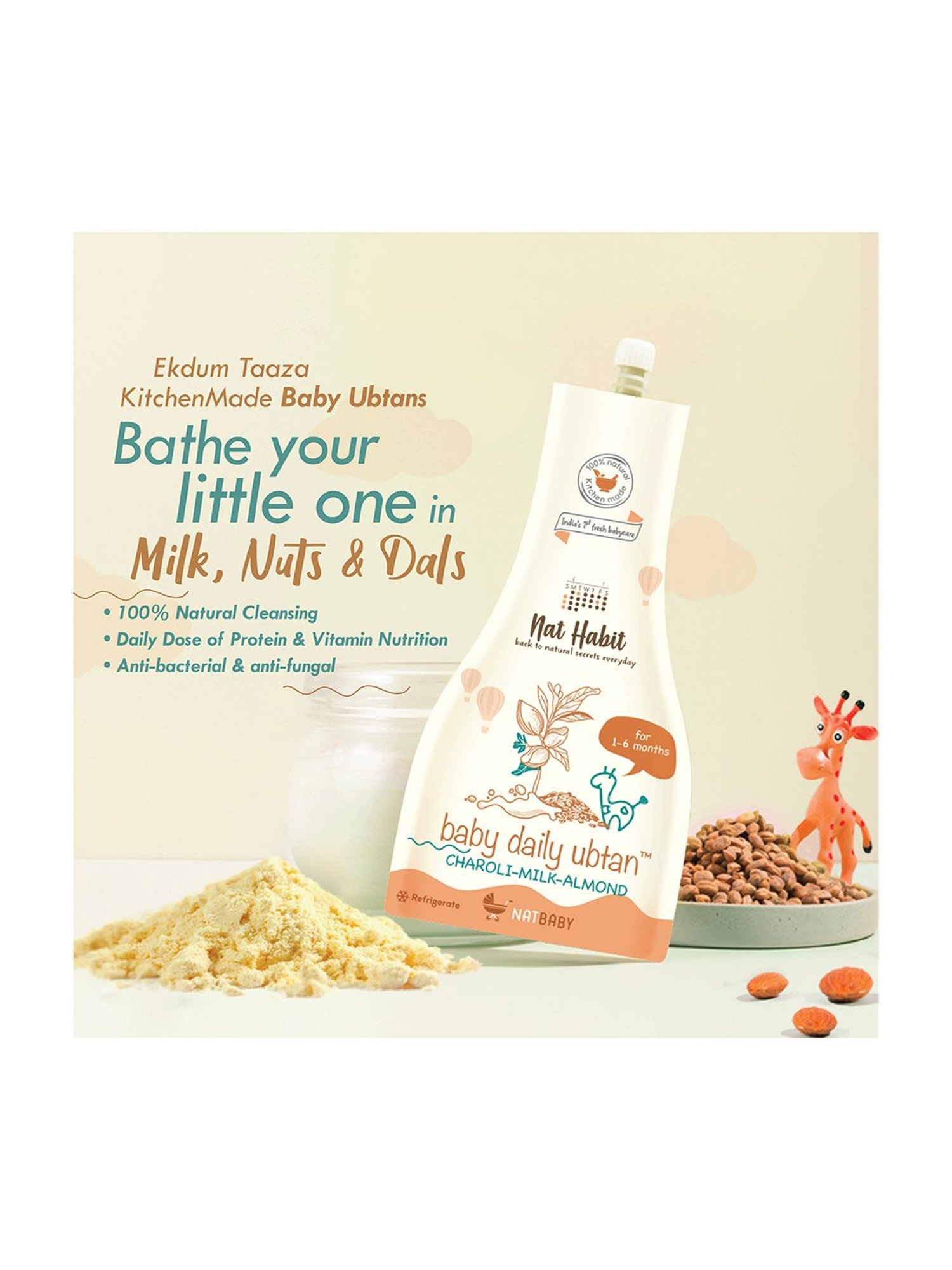 TNW-The Natural Wash Baby Rash Cream - 50 gm