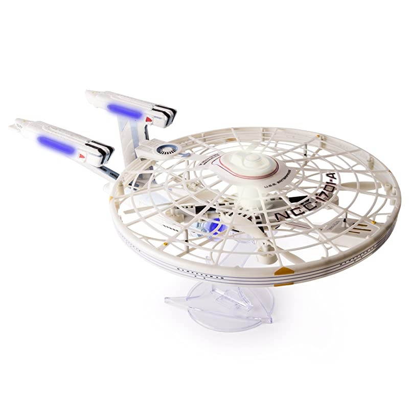 Star Trek USS Enterprise NCC1701A Remote Control Drone with Lights and Sounds 24 GHZ 4 Channel
