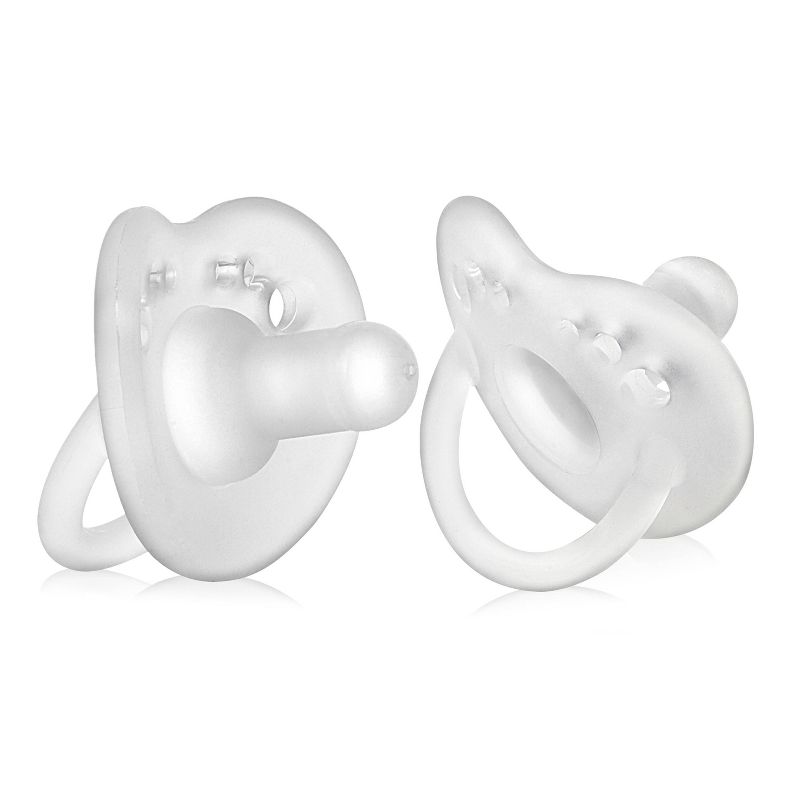 Evenflo Feeding Balance + Stage 1 Cylindrical Silicone Pacifier - 0 Months+ 6ct