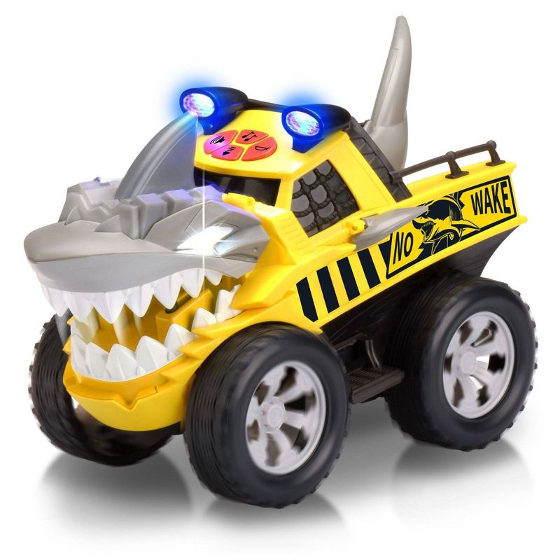 Kid Galaxy Road Rockers Motorized Lights and Sound Yellow Shark Vehicle