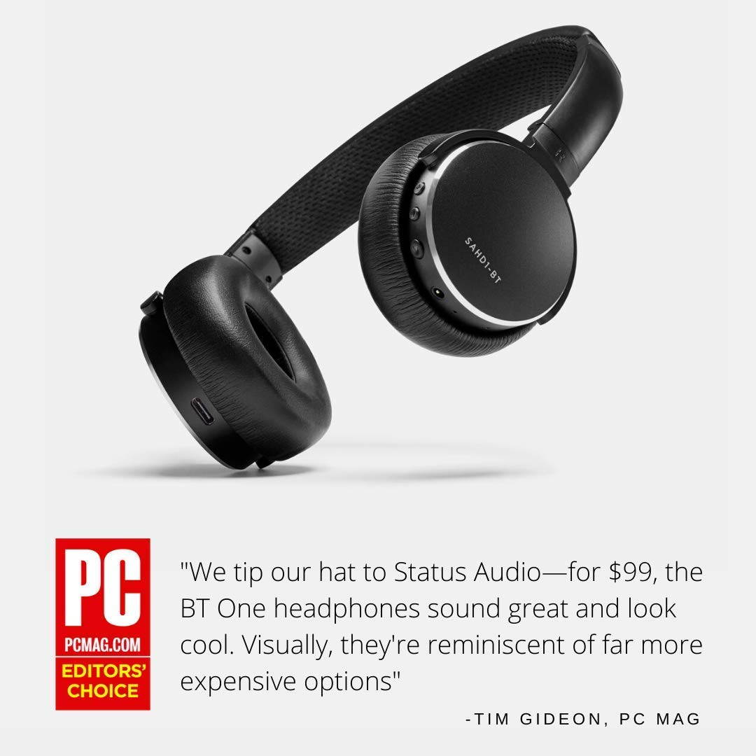 Status Audio BT One Wireless Headphones (JetBlack)