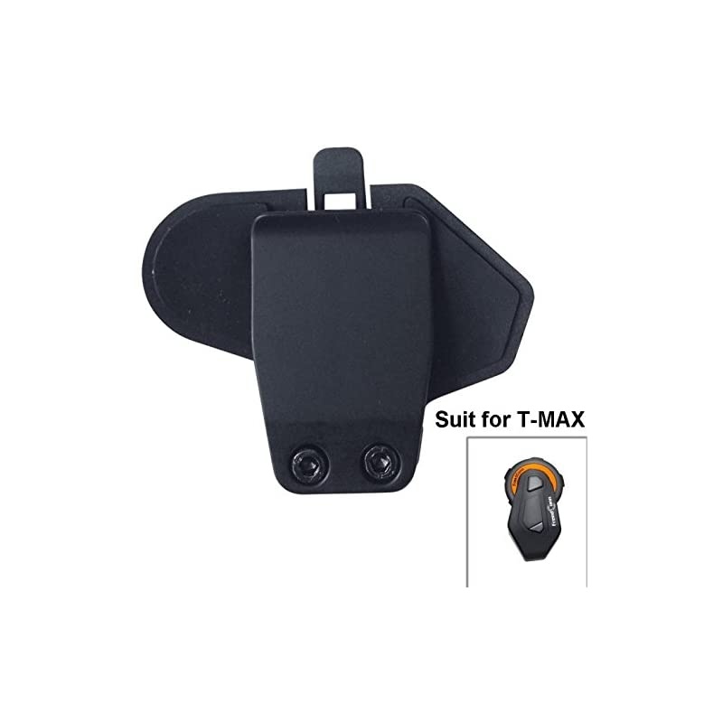 Motorcycle Bluetooth Headset Clips, T-MAX Helmet Clips for Motorcycle Communication System(Sturdy and Durable/Black)