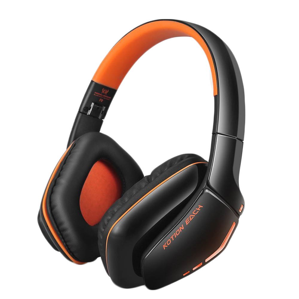 KOTION EACH Gaming Headset for PS4 Xbox One, Beexcellent 3.5mm Wired Stereo Sound Over Ear Headphone with Noise Isolation Mic LED Light for PC Laptop Tablet Mac