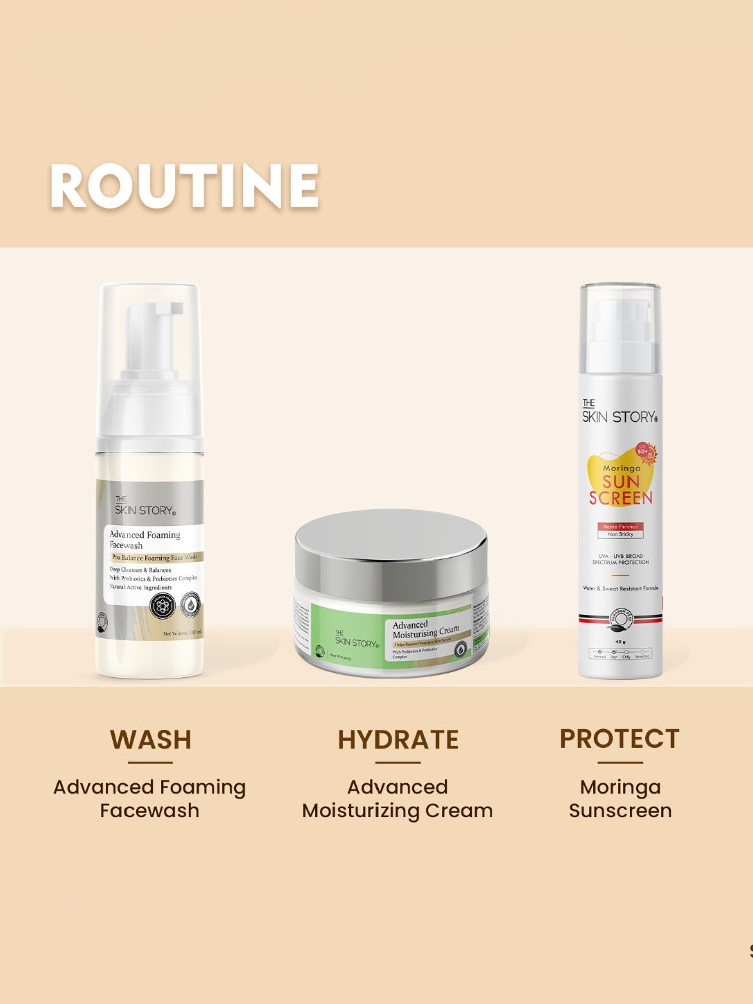 The Skin Story Advanced Deep Cleansing & Balances Foaming Face Wash - 100 ml