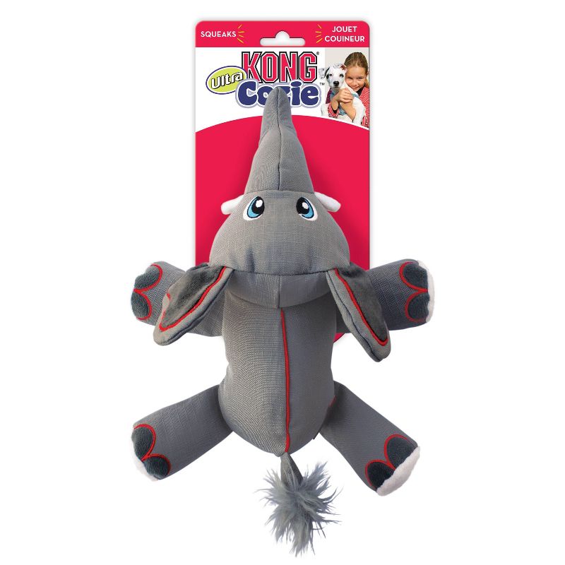 KONG Cozie Ultra Ella Elephant Dog Toy - M