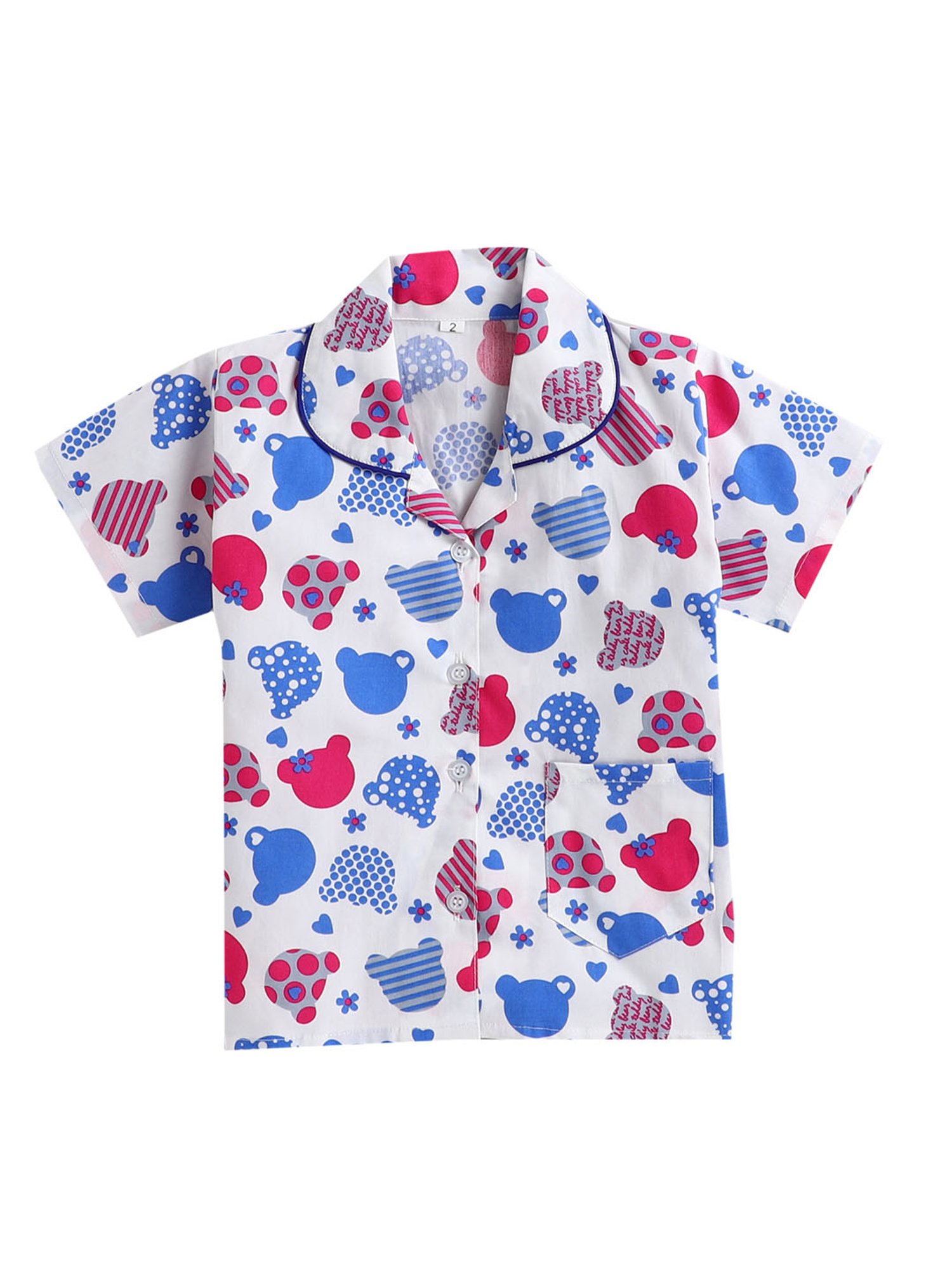 The Magic Wand Boys Multicolor Printed Shirt with Shorts